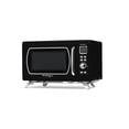 thumbnail image 1 of Nostalgia - Horno de microondas retro para encimera de mediados de siglo, tamaño grande de 900 W, 0.9 pies cúbicos, 8 ajustes de cocción preprogramados, reloj digital, electrodomésticos de cocina,, 1 of 5