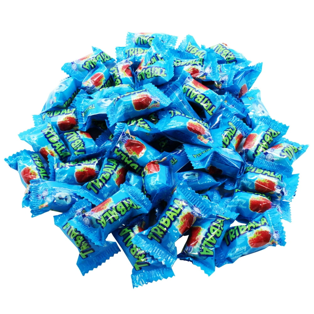 Tribala Chewy Raspberry Flavor Filled Kosher Candy (Bulk)