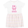 thumbnail image 3 of Inktastic Big Sister Announcement Butterfly Girls Toddler Dress, 3 of 5