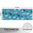 thumbnail image 5 of Kitchen Rugs Sets Of 2,Cartoon Dogs Blue Background Anti Fatigue Kitchen Mat Rugs Non Slip Washable,Decorative Kitchen Floor Mats for Kitchen,Sink,Laundry,17"X47", 5 of 5