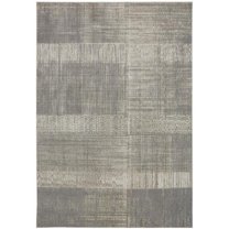HomeRoots 2 x 3 ft. Gray & Ivory Abstract Stain Resistant Rectangle Area Rug - Gray and Ivory - 2 x 3 ft.