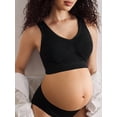 thumbnail image 2 of Sujetador De Maternidad Y Lactancia Sin Costuras Negro, 2 of 5