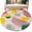 Multi, variant on Round Rugs 5Ft, Modern Geometric Round Area Rug Washable Indoor Throw Carpet, Abstract Stripe Color Block Soft Non Slip Circle Rug for Cabinet Bathroom Home Decor Aesthetic