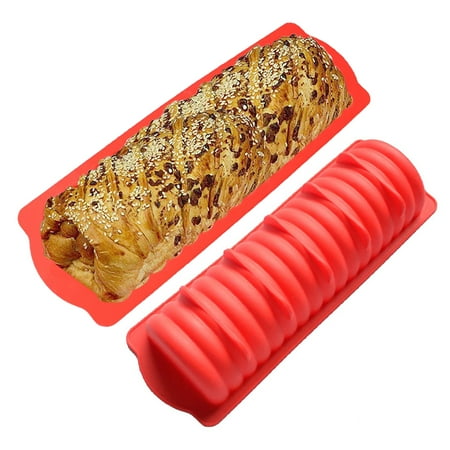

Topaty Caterpillar Rib Bread Mold Hot Dog Bread Mold DIY Dessert Baking Pan