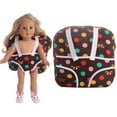thumbnail image 1 of Doll Backpack Carrier Creative Doll Back Carrier Doll Accessories for 18in Doll, 1 of 9