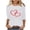 White, variant on Lenpel Women's Tunic Tops 3/4 Length Sleeve Crew Neck Heart Printed T Shirts Plus Size Graphic Tees Loose Trendy Blouses(White,X-Large)