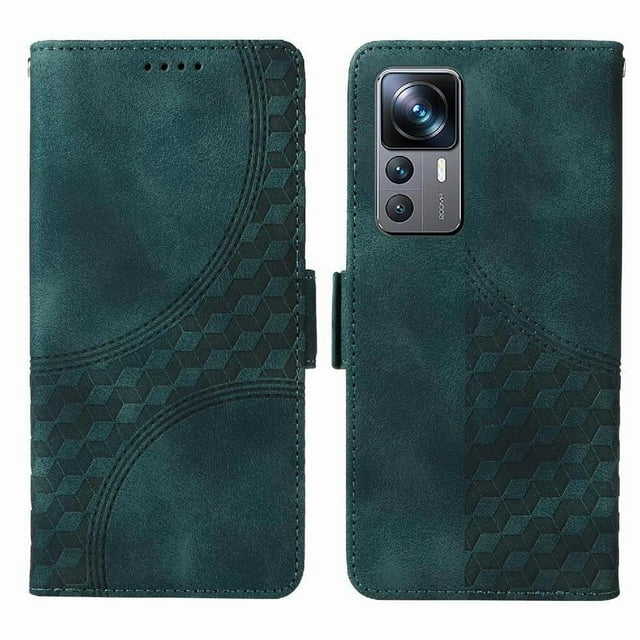 Funda GANGXUN para Xiaomi 12T Pro con diseño acolchado elegante, cuero PU, protección total y ajuste preciso