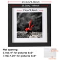 thumbnail image 2 of 2-In-1 8x8 Picture Frame Multi Photo Frames Collage for Wall or Tabletop Display Quality Solid Wood Frame, Easy Type Action to Remove the Backing,can Be Hung Horizontally or Vertically, 2 of 6