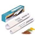 thumbnail image 1 of Zootealy 2PCS Teaspoon Adjustable Capacity Scale Mark Sugar Salt Chilli Powder Measuring Spoon Kitchen Tool, 1 of 8