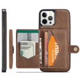 thumbnail image 2 of Funda tipo billetera para iPhone 13, funda de piel sintética de primera calidad con ranura para tarjetas, diseño tipo libro con soporte, 2 of 4