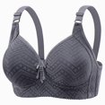 thumbnail image 3 of ALLLIST Women Bras Solid Wirefree Gray Bralette Comfy T Shirt Ladie's Bras Size S-XL, 3 of 4