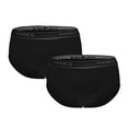 thumbnail image 2 of Trusa Hanes para Hombre, Algodón Stretch Negro Talla M 2 Piezas, 2 of 4