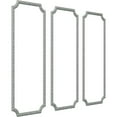 thumbnail image 2 of Ekena Millwork 28"W x 72"H Sussex Floral Panel Moulding Kit (Triple Panel), 2 of 10