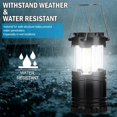thumbnail image 2 of LED Collapsible Camping Lantern 4-Packs, COB Ultra Bright, Battery Powered Camping Light, IPX4 Water Resistant, Portable Emergency Lights for Power(included 12 AA), 2 of 6