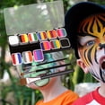 thumbnail image 4 of de Pintura Corporal Caras con 3 Pinceles Suministros Pintura Facial Elegante Lavable para Decoración de Halloween Adultos Festival de Sunnimix Pintura corporal, 4 of 8
