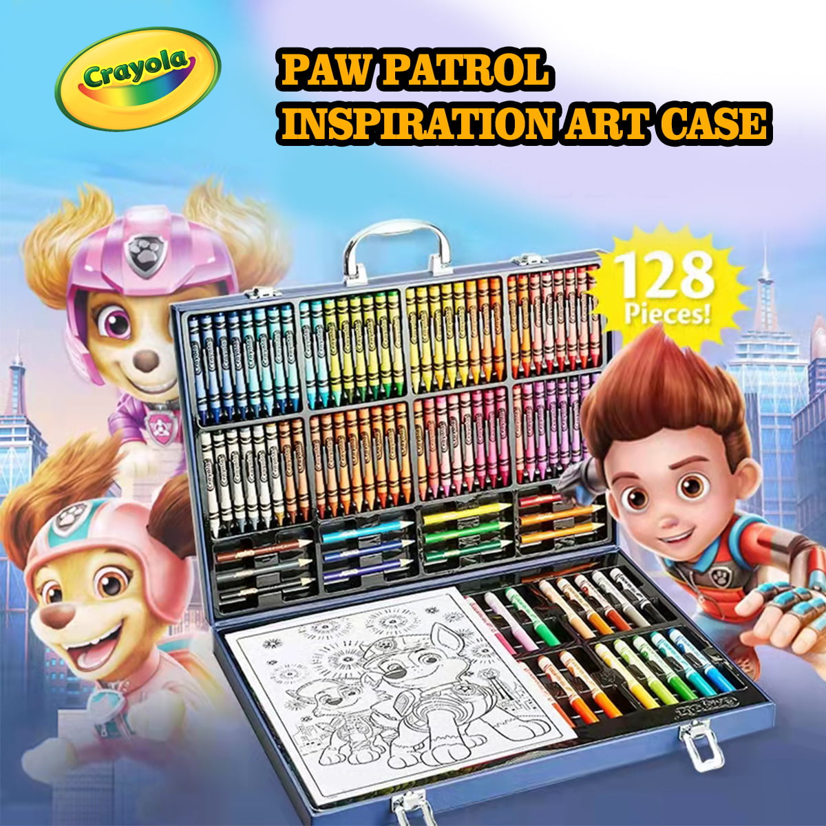 Disney Mickey Mouse Crayola Inspiration Art Case Portable Crayons