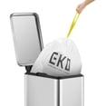 thumbnail image 4 of Bote de basura EKO Stella Slim 30L Acero Inoxidable, bote de basura cocina, pedal resistente, bote basura baño, bote de basura grande, 4 of 7