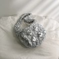 thumbnail image 1 of Bolso de las axilas de las mujeres Nylon Moda Nube Bolso de hombro plisado Bolso (Plata), 1 of 9