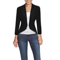 thumbnail image 3 of Womens Casual Work High Low Blazer Jacket, 3 of 3