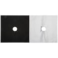 thumbnail image 4 of Estufa de gas Protector Quemador Revestimiento de placa reutilizable Tapete limpio Plata 6 piezas Hugtrwg  Para estrenar, 4 of 9