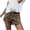 Bronze, variant on ERkkoi Stretchy Jean Shorts For Women Denim Shorts Casual Distressed Baggy With Pockets Jorts Leopard Summer Short Jeans For Women Bronze L