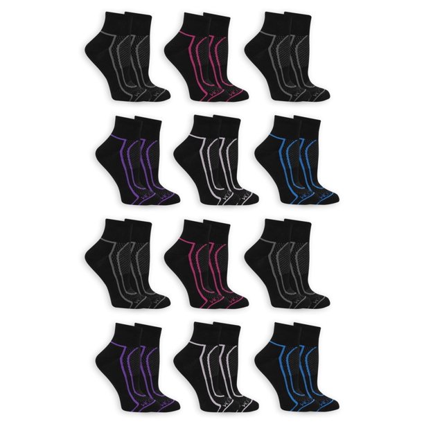 Fruit of the Loom Fruit of the Loom Women's Coolzone Half Cushion