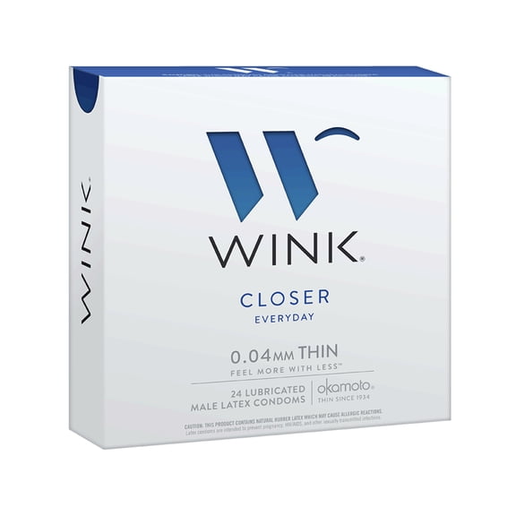 Okamoto Wink Closer Condoms | 24-Pack