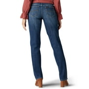 Lee Womens Stretch Relaxed Fit Straight Leg Jean