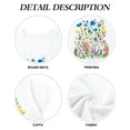 thumbnail image 3 of DEXIO Plus Size Vintage Floral T Shirts for Women Boho Wildflower Graphic Tees Cute Short Sleeve Casual Tops,5X, 3 of 14
