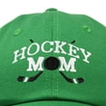 thumbnail image 2 of Dalix Hockey Mom Embroidered Womens Cotton Dad Hat Baseball Cap Adjustable in Kelly Green, 2 of 5