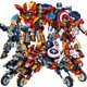 thumbnail image 2 of Disney Movie Transforming Robot Direct Mecha Spider Action Figure Man Assembly Building Blocks Christmas Toys Gifts Gao Jinjia LED, 2 of 2