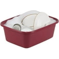 thumbnail image 4 of Yesdate Bassine Colorée de 12 Pintes, Bassine en Plastique, Bac Rectangulaire, 4 Paquets, 4 of 7
