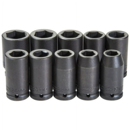 Proto 3/4In Drive 6Pt Impact Socket Set 10Pc