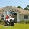 thumbnail image 2 of JOOCAR Winter Cardinal Birds on Snowy Fence Garden Flag for Winter Christmas Home Outdoor Garden Yard Door Decor 12x18 inch, 2 of 5