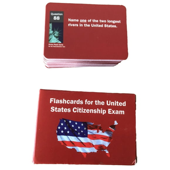 US Citizenship Flash Cards 2025,US Citizen Test Flash Cards Naturalization Test Study American Civics 100 USCIS Questions and Answers Citizenship Flashcards for The US Citizenship Naturalization Test