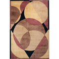 thumbnail image 1 of Momeni New Wave 2'6" X 8' Contemporary Hand Tufted Wool Runner Rug in Brown, 1 of 4