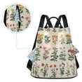 thumbnail image 5 of FORMRS Women's Travel Backpack Purse Anti-Theft Hidden Pockets Casual Shoulder Bag, Red Floral, 5 of 7