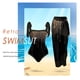 thumbnail image 1 of Traje De Baño Damas Traje De Baño Damas 2 Piezas De Traje De Baño Atlético De Playa Para Mujer A La Moda Con Vestido Para Accesorios Femeninos (Negro L), 1 of 8