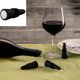 thumbnail image 4 of 11 tapones de silicona para botellas de vino, bebidas, refrescos, cerveza, juego de 4 piezas, negro, vendido, 4 of 8