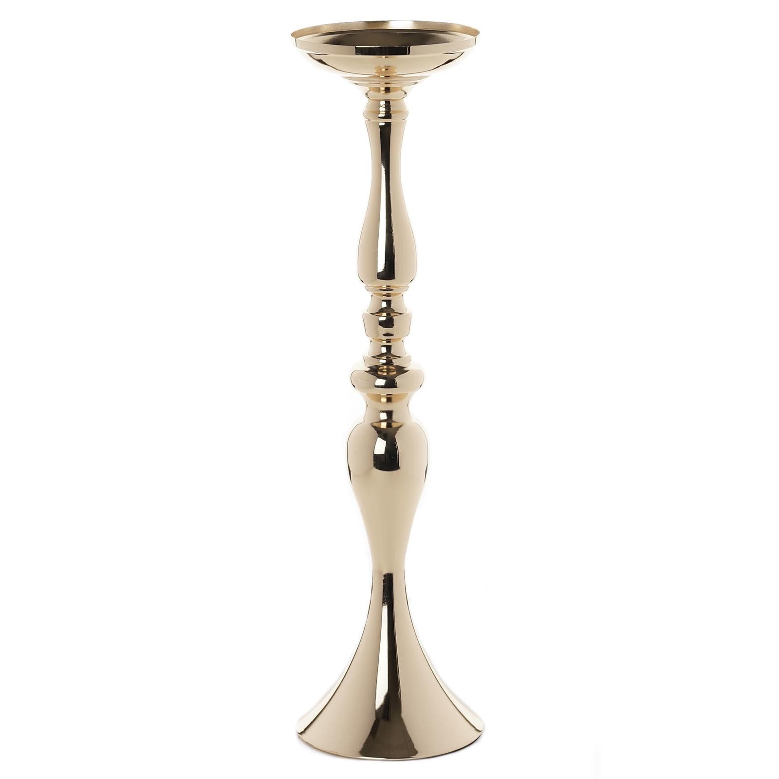 Efavormart Set of 2 19" Tall Gold Metallic Floral Vase Stand Wedding