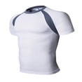 thumbnail image 1 of Playeras Hombre Algodon, Camiseta Ajustada De Verano De Manga Corta Transpirable Para Correr, Deportes, Fitness Y Entrenamiento Para Hombre, 1 of 3