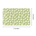 thumbnail image 5 of Daisies Flowers Square Door Mat for Indoor, Welcome Door Mats Front Entrance Rug, Non-Slip Bathroom kitchen Rugs for Inside Floor, Small Rug Dog Door Mat 20X31.5 Inch, 5 of 5