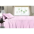 thumbnail image 2 of EASY BEDDING-100% Egyptian Cotton, 600 TC, 14" Deep Pocket, Super Soft Luxury Sheet Set 6 Piece-Pink Stripe, Full-XL Size, 2 of 7