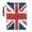 British Flag Pattern, variant on HELLHERO Butterfly Pattern 1 pc Notebook Wraps with Waterproof Book Cover Carrying Case Reusable with Zipper for Librarian Carrying Book Case