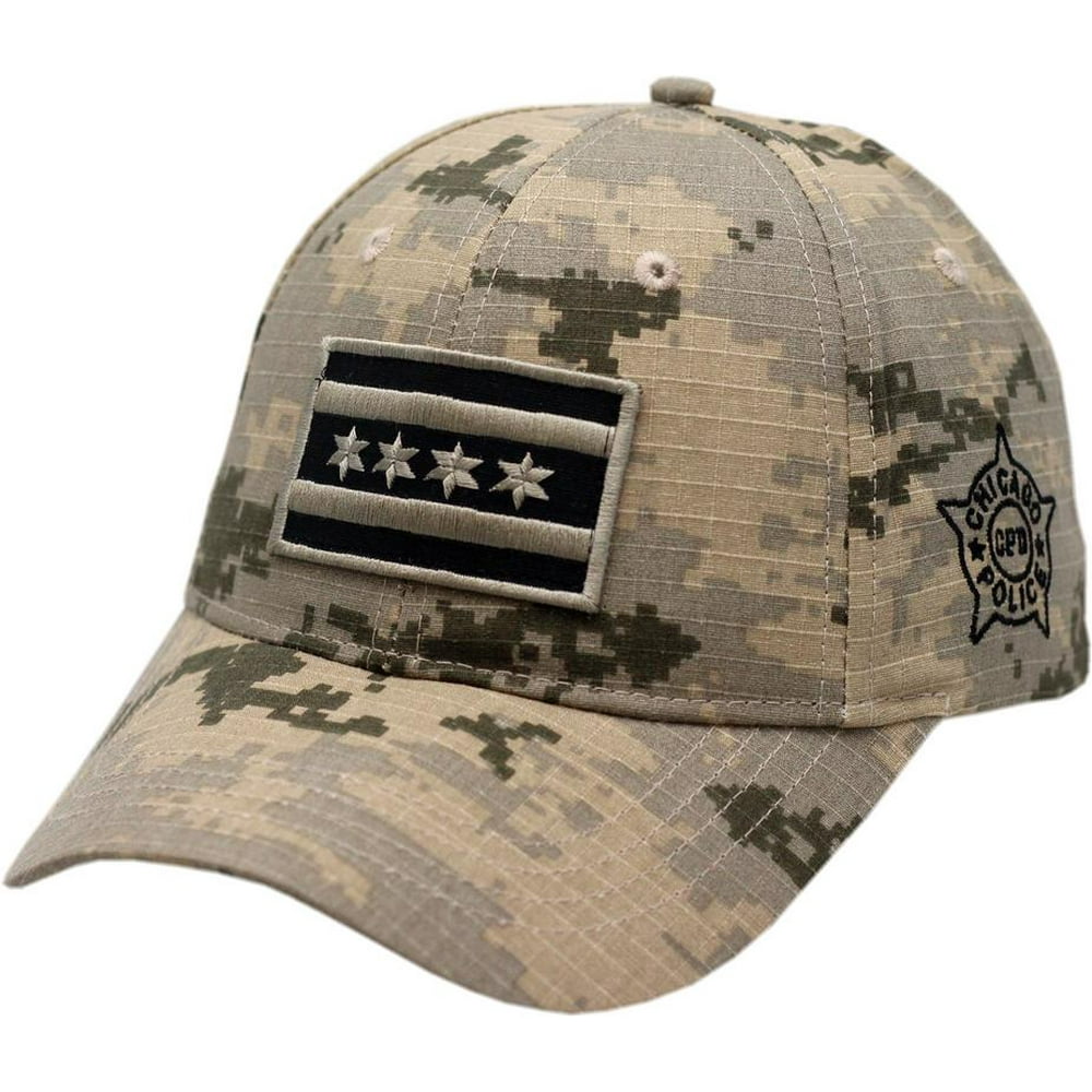 Peerless jessecmault  chicago flag digi camo grey chicago police