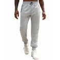 thumbnail image 4 of RPOVIG 3 Pack Men's Athletic Jogger Workout Running Sweatpants Casual Baggy Pants with Zipper Pocket and Drawstring, 4 of 8