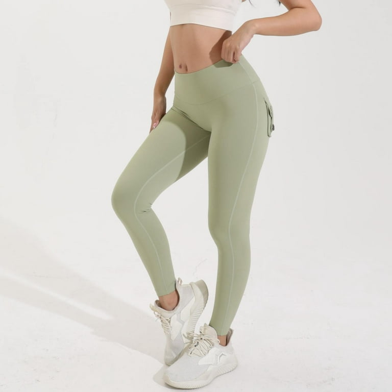 Butt Lifting Leggings with Pockets for Women Stretch Cargo Leggings High  Waist Workout Running Yoga Pants with (AG, S) : : Clothing, Shoes  & Accessories