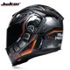 thumbnail image 4 of Casco integral para motocicleta, casco de seguridad para montar en moto, doble lente, casco de carreras, trenzas individuales, cuernos, 4 of 5