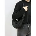 thumbnail image 2 of Sac Croissant pour Femmes Hommes Petit Sac Bandoulière en Travers avec Forme de Demi-Lune, 2 of 5