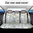thumbnail image 5 of Floral Colorful Flower Rear Seat Covers, Car Backseat Protector, Universal Back Seat Vehicle Interior Protector, Fits Most Cars, SUVs, Sedans, Trucks, 5 of 6